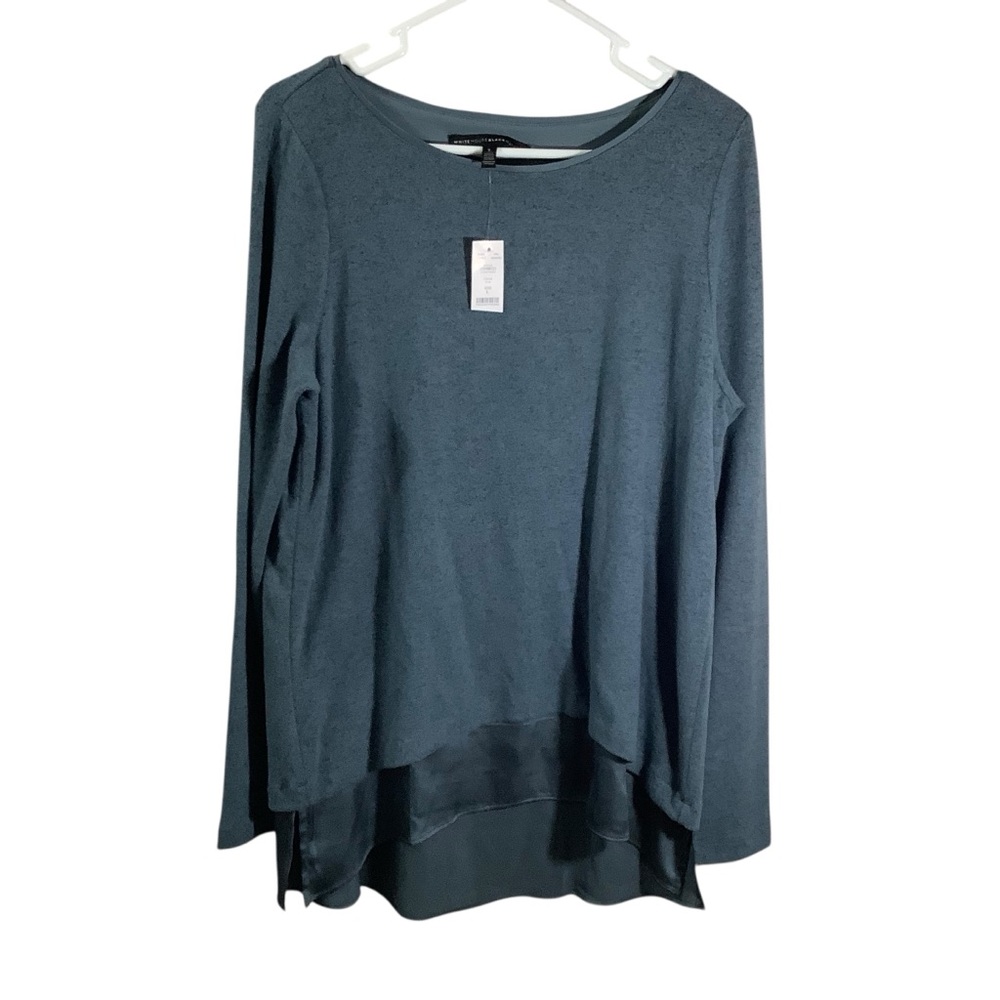 White House Black Market Long Sleeve Snit Twofer In Surge - Picture 1 of 10